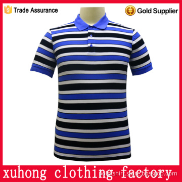 High Quanlity Casual Leisure Stand Collar Three Button Polo Shirt